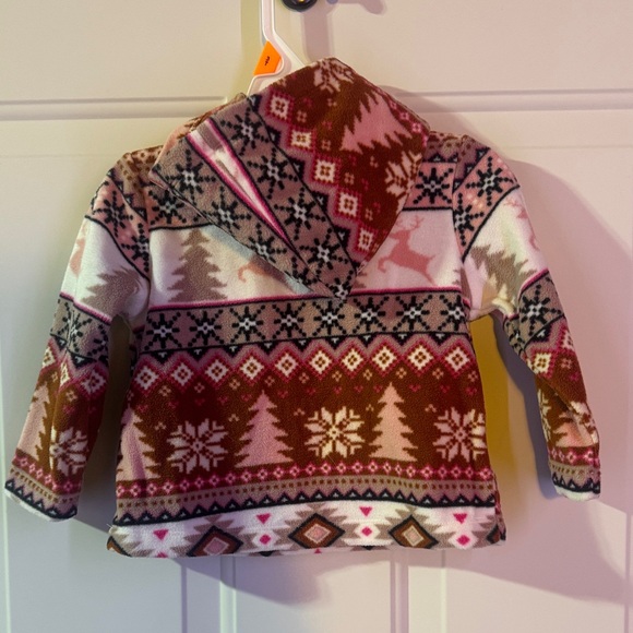 The Children’s Place Cozy Winter Patterned Kids Hoodie 12-18 months - Picture 4 of 5